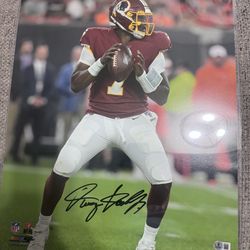 Dwayne Haskins Autographed/Signed Washington Redskins 16x20 Photo-Beckett Coa