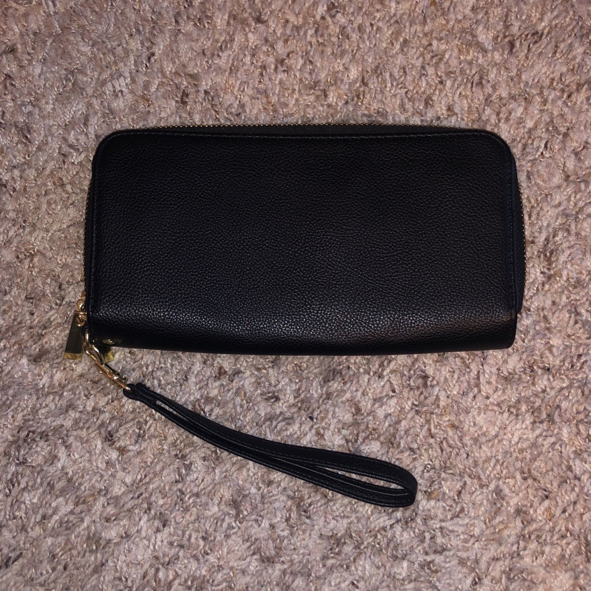Small Black Handheld Wallet