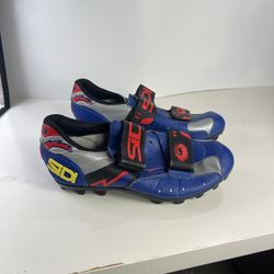 Sidi Cycling Shoes Size 39 Blue/Red
