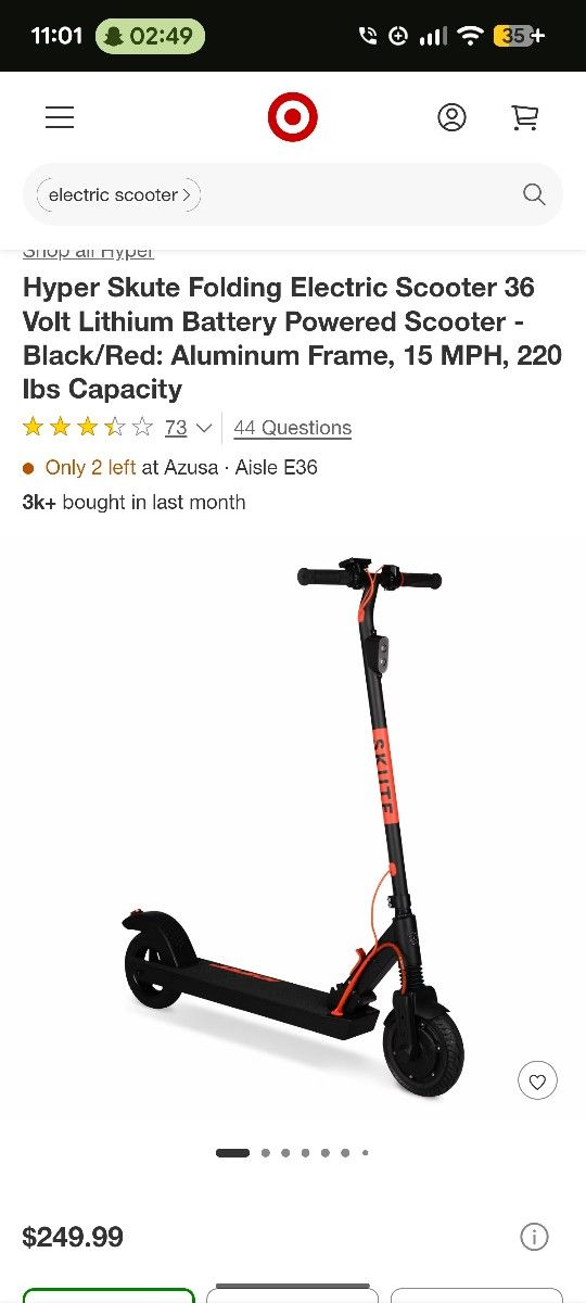 Hyper Skute Electric Scooter