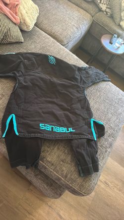 K4 black and teal youth jiu-jitsu Gi
