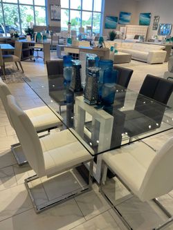 Glass top table