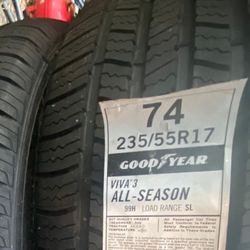 GOOD YEAR Size( (235/55/R17) Brand New Tires