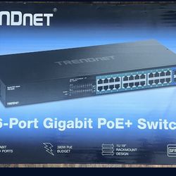 Trendnet 26-port Gig PoE + Switch