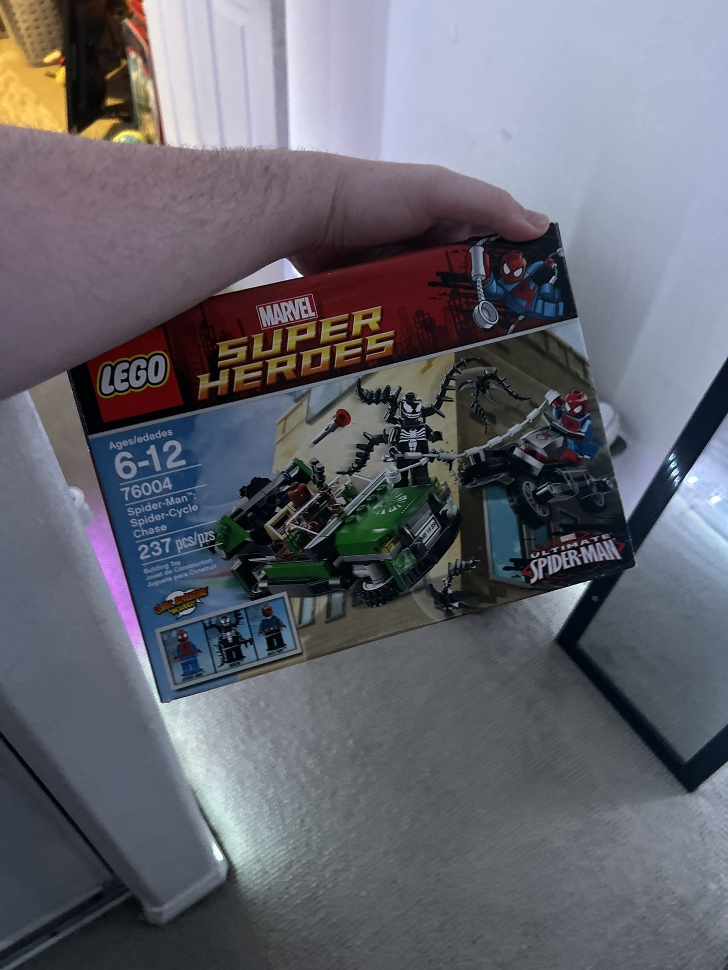 lego spider man sett