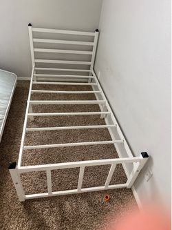 Twin metal frame