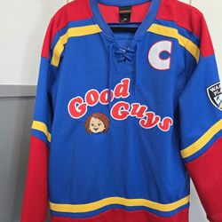 Childs Play Chucky Good Guys Hockey Jersey Size Small