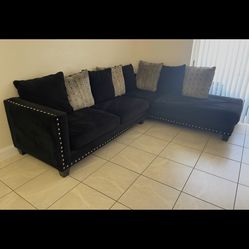 Black sectional