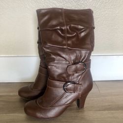 Women’s Brown Heeled Boots