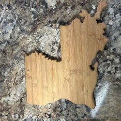 Louisiana Shaped Cutting Board 