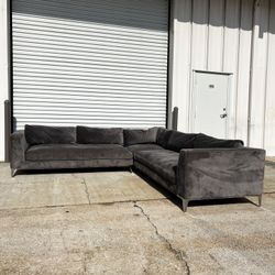 Gray 3-piece Sectional Couch