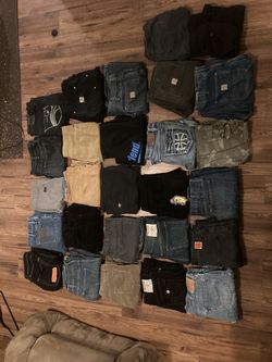Tons of different clothes