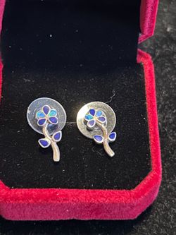 Turquoise Flower earrings