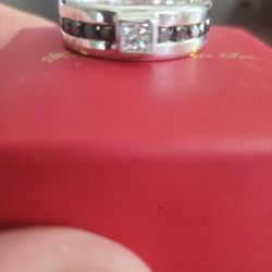 Mens custom wedding band. Size 12