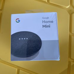 Google Home Mini Smart Assistant - Charcoal