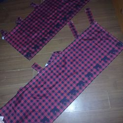 Christmas Curtain Black Bear Buffalo