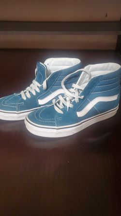 Skateboard blue vans size 5 men, 6.5 women