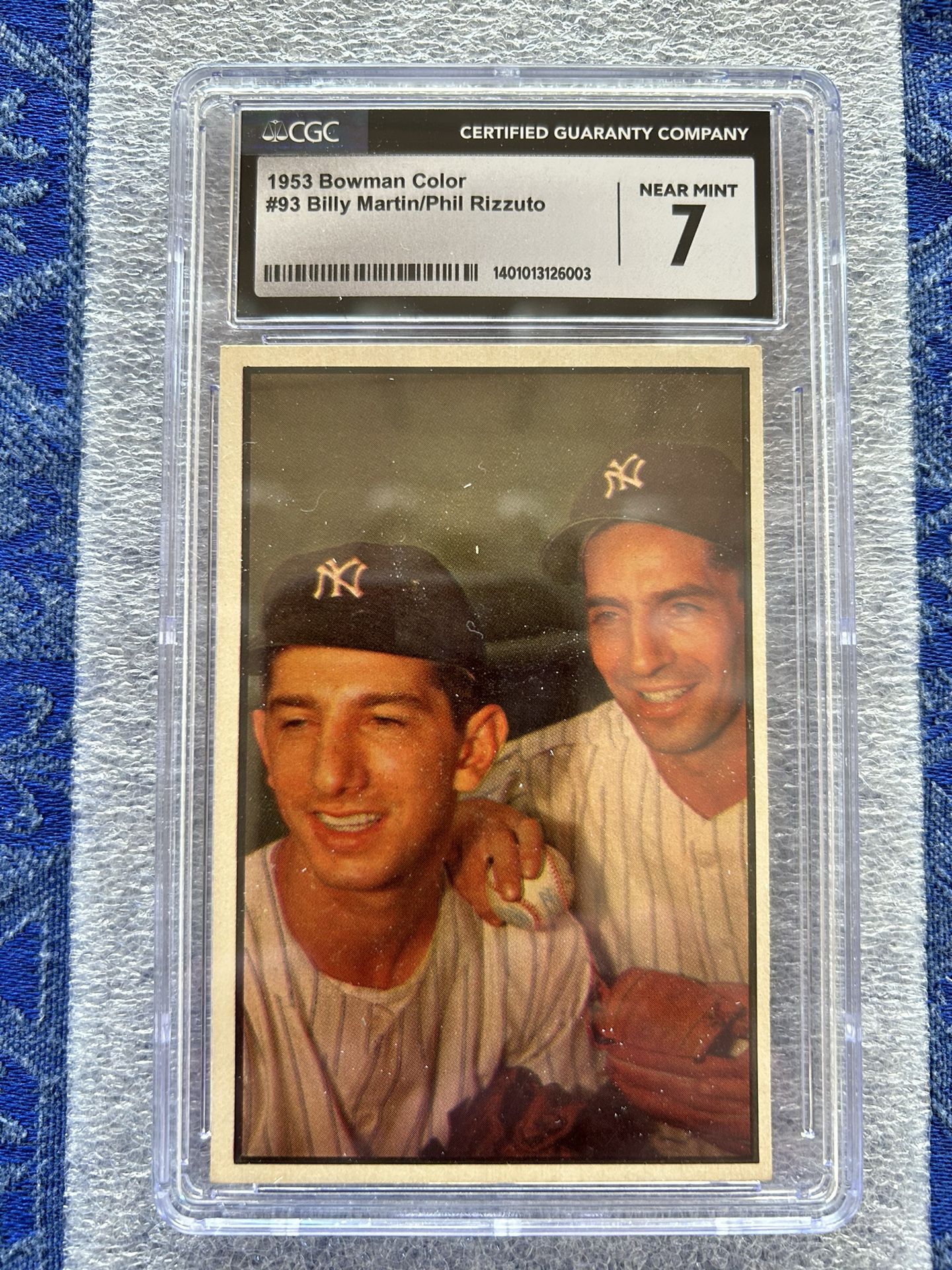 rare bowman baseball cards 1953 Color Card #93 Phil Rizzuto Billy Martin Graded 7. MUST SELL ASAP!!!!!! RARE!!!!! Age Group 2026 Bowman Baseball Analysis &