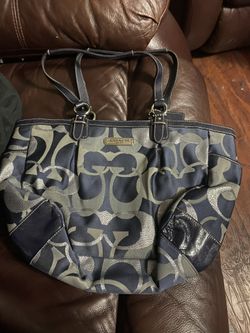 Coach Blue Purse 