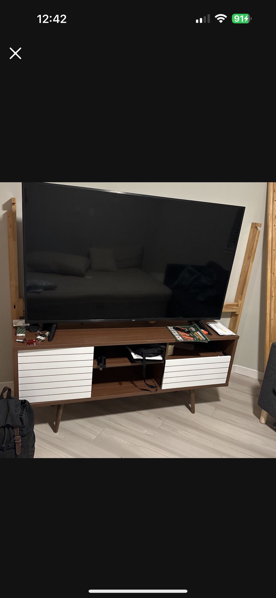 LG 65 Inch TV For Sale With Tv Stand