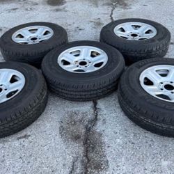 16” Jeep Grand Cherokee Wrangler We Finance Package Rims Wheels Tires Set Of 5 Factory 