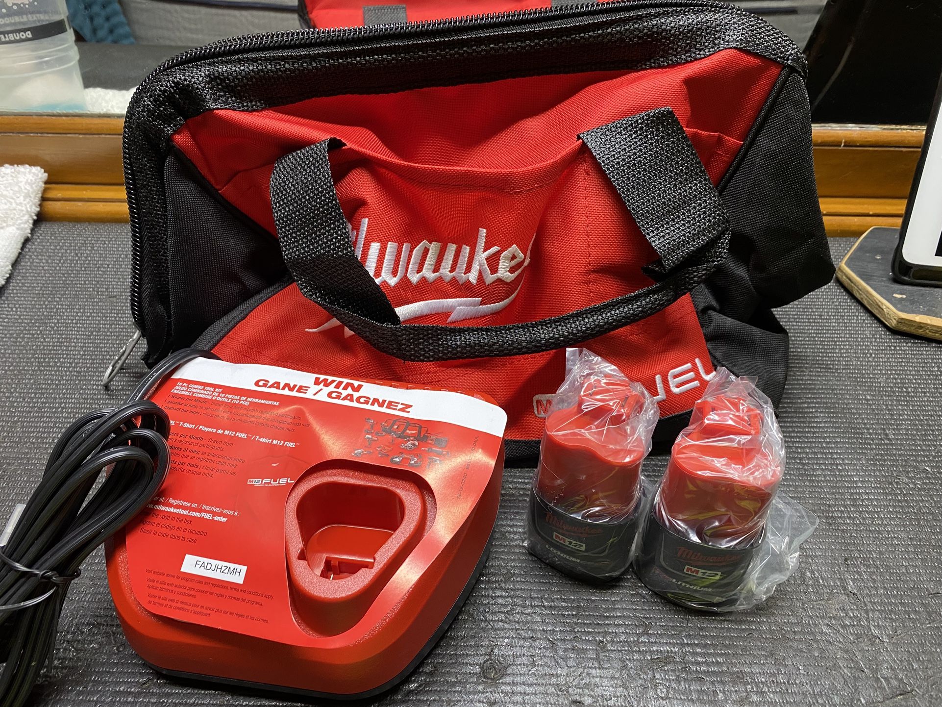 Milwaukee M12 2.0Ah Batteries Combo Kit Brand New