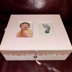 2 Pearhead Baby's Imprints Keepsake NEW