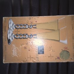 Vintage Waterford Crystal Champagne Flutes 