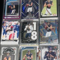 Caleb Williams 9 Card Lot 