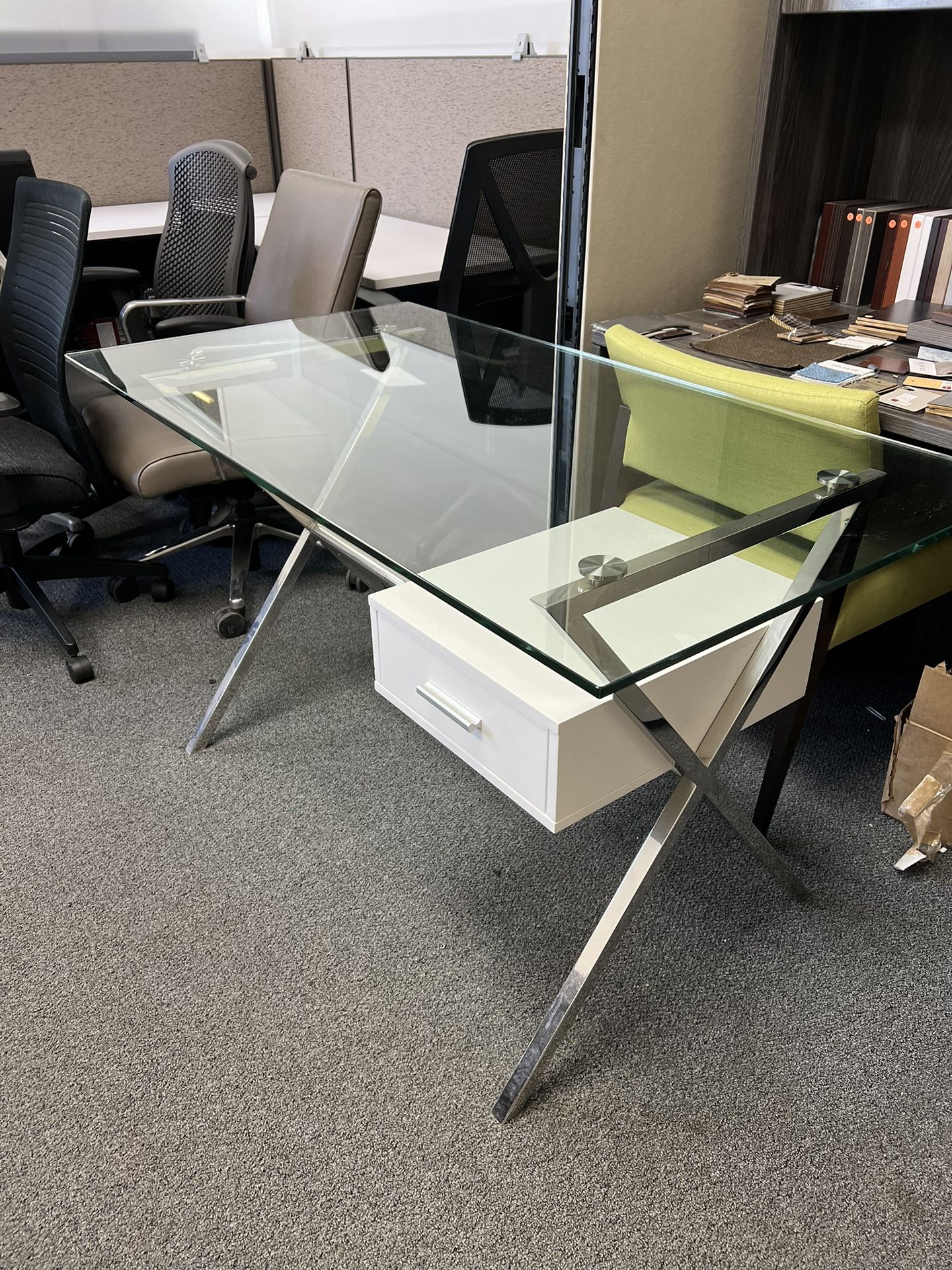 Glass Table Desk