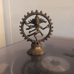 Shiva Lord Of Dance Indian Bronze Art Approximately 5 6 In