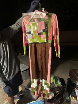 🎮 Minecraft Pig Costume – Kids Size S