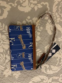 Dooney & Burke wristlet Royals BRAND NEW
