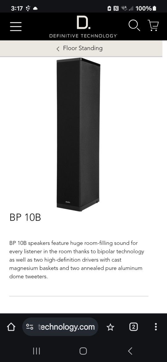 Definitive TOWER SPEAKERS