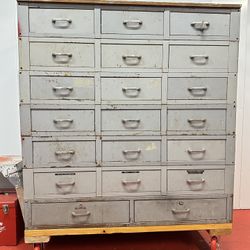 Large Multi Drawer Steel Storage Cabinet 