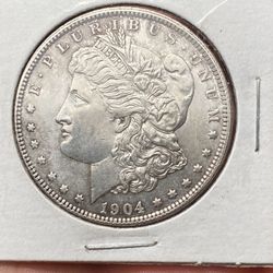 1904 Morgan Silver Dollar
