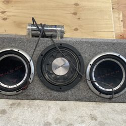 Sealed Speaker Box With 3 10”