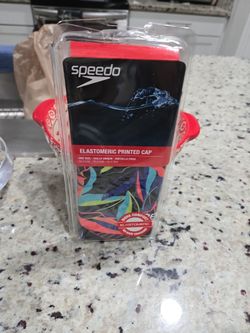 Speedo Elastometric printed cap