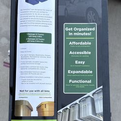 Bin Tracks Ceiling Storage Rails – New