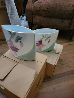 Oblong vases