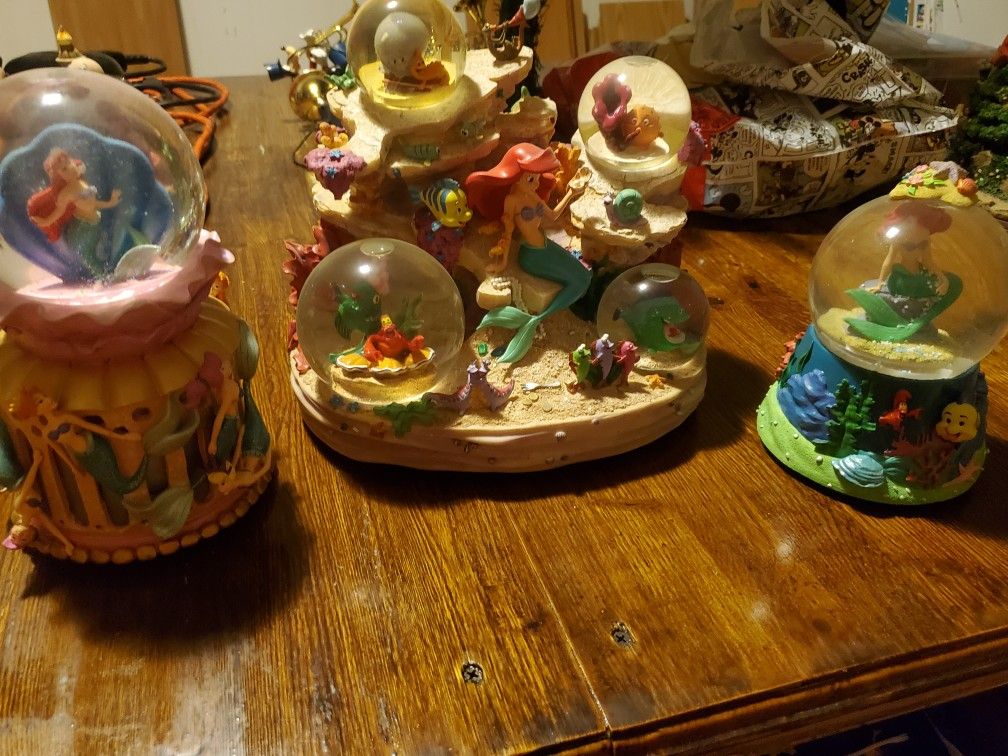 Disney snow globes