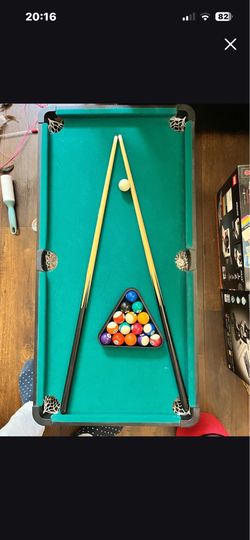 Kids pool table used condition