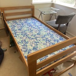 Solid Wood Twin Bed Frame (or bunk bed)