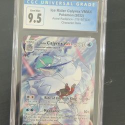 Ice Rider Calyrex Vmax CGC 9.5