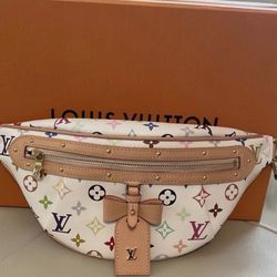 LOUIS VUITTON. LV x TM High Rise Bum Bag Louis Vuitton Murakami Multicolor