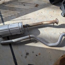 OEM Exhaust from 2024 GMC Sierra 2500 HD L8T Gas Engine