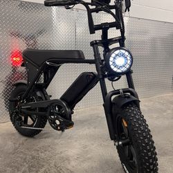 Electric Mini e-Bike, 16x4.0(Fat Tire), 11ah Battery, 20mph Top Speed, 5speed Pedal Assist, 7 Speed Shimano