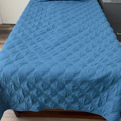 Twin Bed Frame with Mattress 
