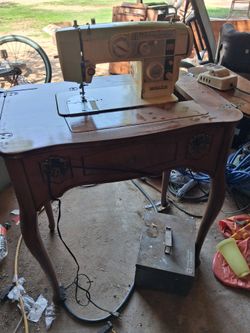 White Sewing machine