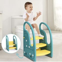 Toddler Step Stool Chair Onasti Kids 3 Step Standing Tower
